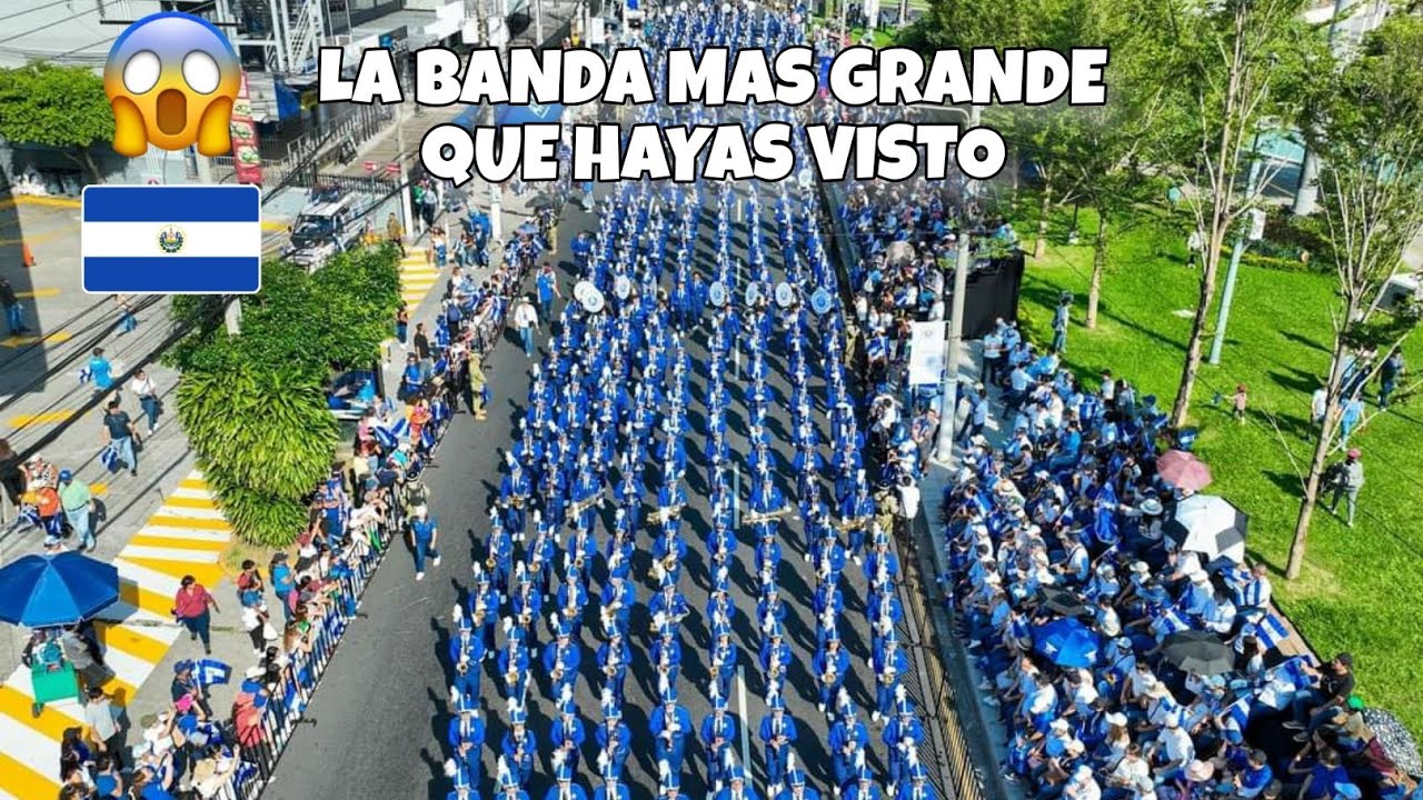 Banda El Salvador 🇸🇻 | Desfile de Independencia 2024