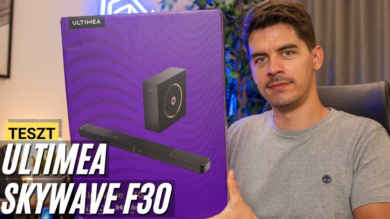 Ultimea Skywave F30 hangprojektor - 67ezerért 3.1.2 csatornás Dolby Atmos térhangzás?