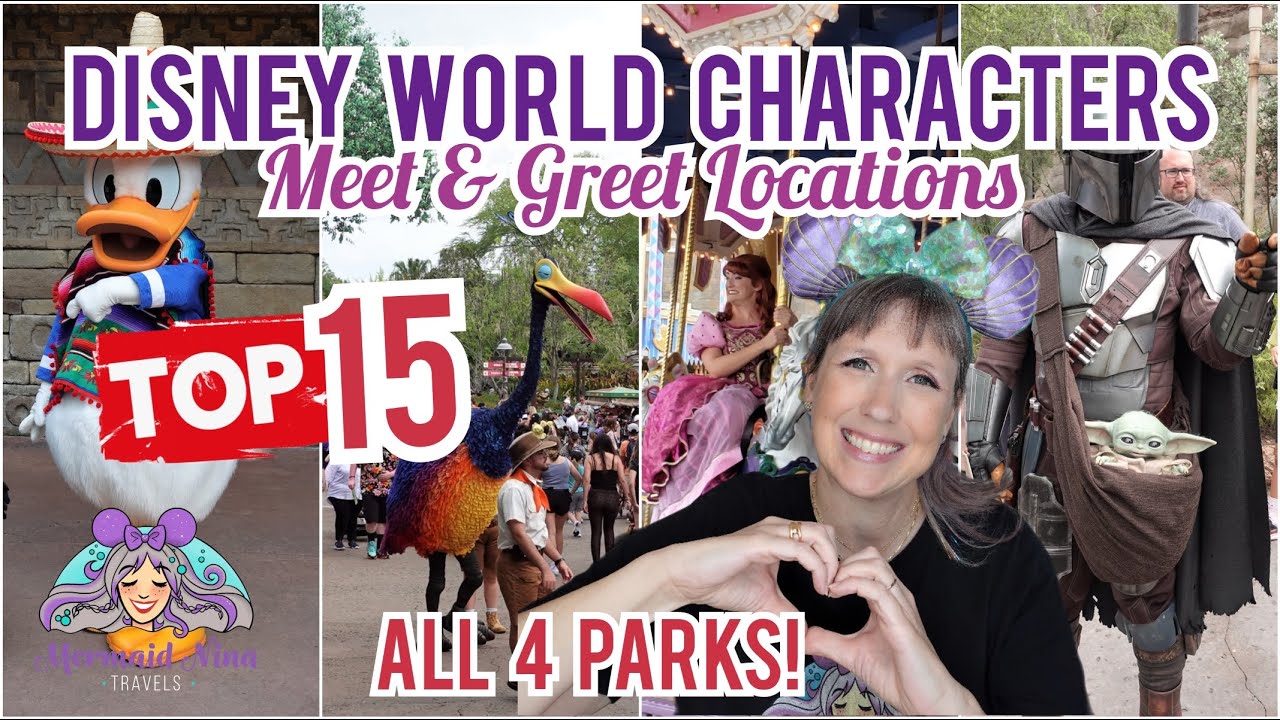 Disney World Characters 2023 Meet and Greet Locations - TOP 15