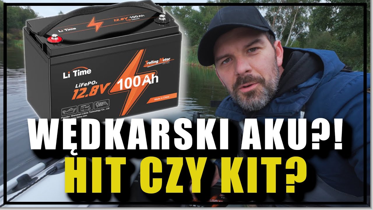 TANI i DOBRY Akumulator LiFePO4 Li Time Trolling Motor 100Ah 12.8V