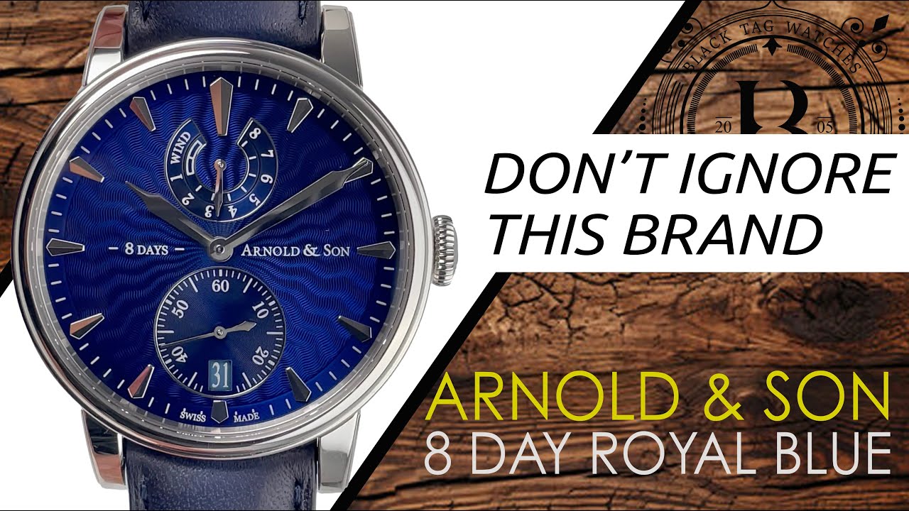 Underrated Brand - Arnold & Son 8 Day Royal Blue - 1EDAS.U01A.D136S
