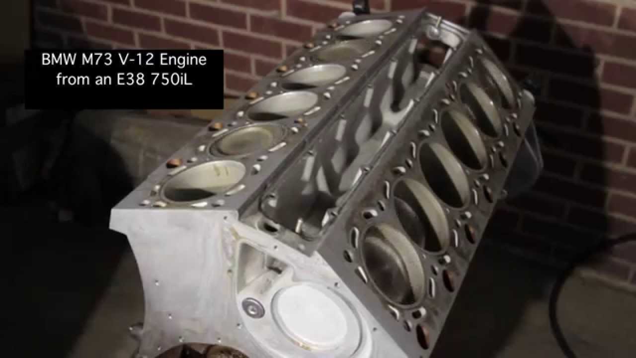 BMW M73 V12 engine from an E38 750iL