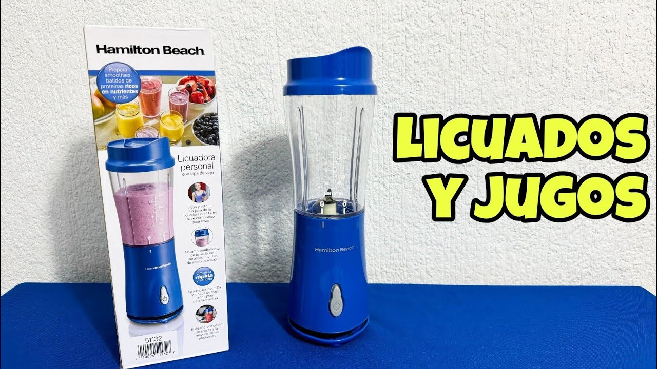 Licuadora Personal Hamilton Beach 51132 - Review y Prueba