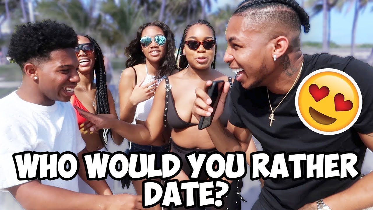 WHO WOULD YOU RATHER DATE??? ft. Deshae Frost