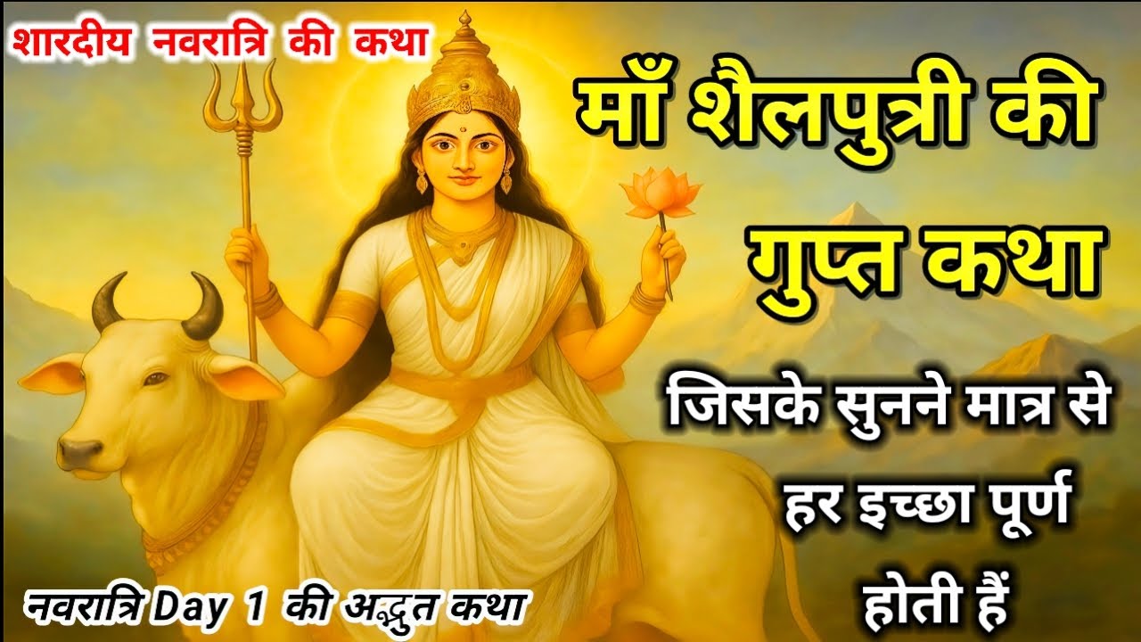 नवरात्रि की पहली देवी शैलपुत्री | ऐसी अद्भुत कथा जो जीवन बदल दे | Navratri day 1 story | Kahaniyan