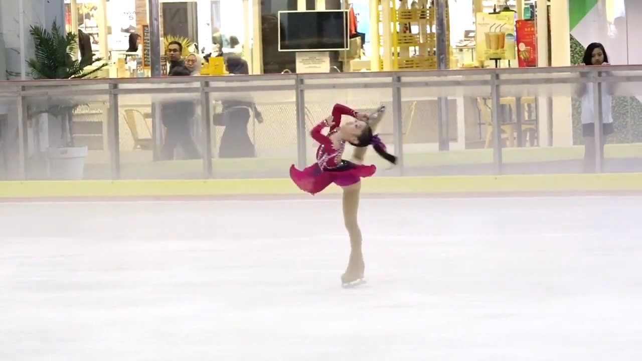 Kimberly Cheung ( Artistic FS7, 8yo ) Skate Indonesia 2019