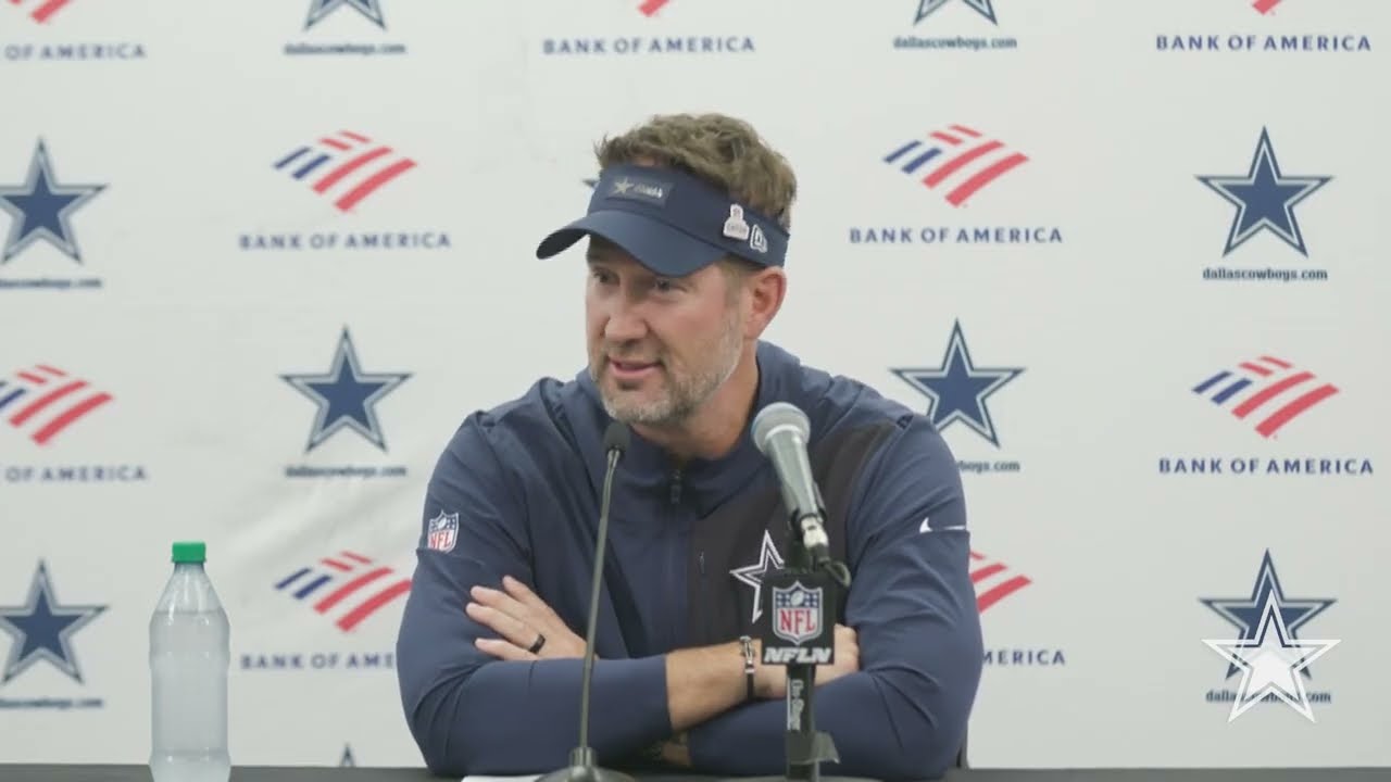 Brian Schottenheimer: Postgame #DALvsCAR | Dallas Cowboys 2025