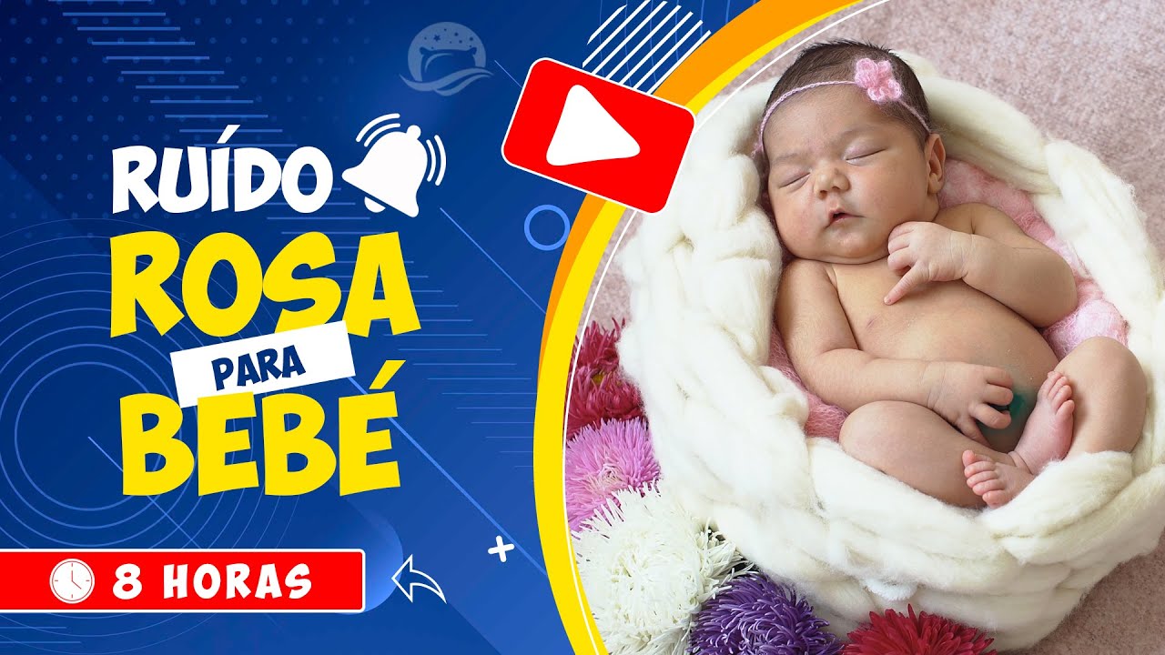 🎧 RUÍDO ROSA 432 HZ IDEAL PARA COLOCAR O SEU BEBÉ A DORMIR TODA A NOITE 🕒 8 HORAS 💤 PINKE NOISE