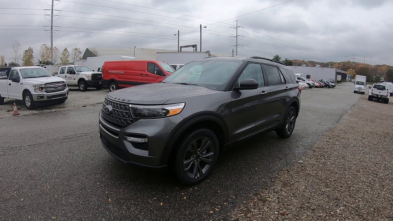 2021 Ford Explorer XLT Gray K8D