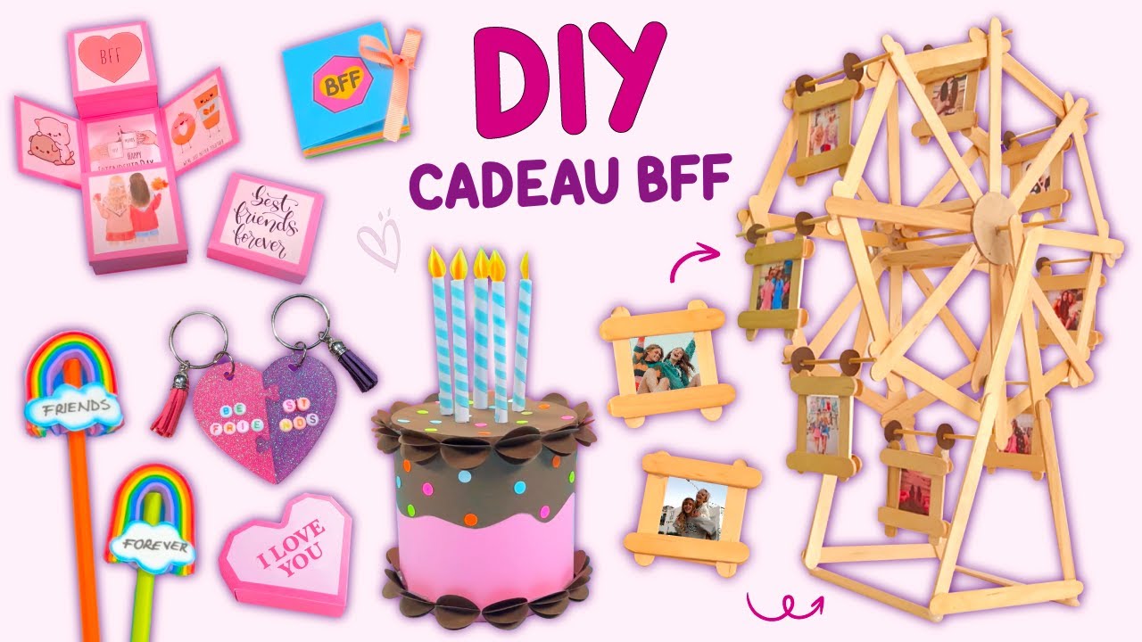 8 DIY IDÉES CADEAUX BFF - IDÉES DE CADEAUX MIGNONS FAITS À LA MAIN POUR LA MEILLEURE AMIE #bff
