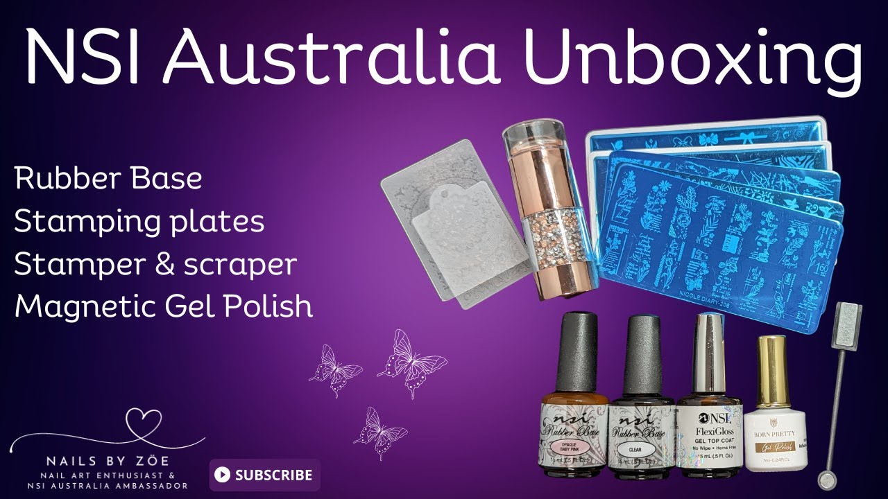 NSI Australia | Unboxing | Stamper | Stamping Plates | Magnetic Cat Eye Gel Polish