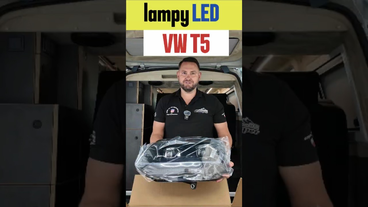 Mamy to! Full LED do VW T5 jak z T6.1! Pływające kierunki + mega efekt! #shorts