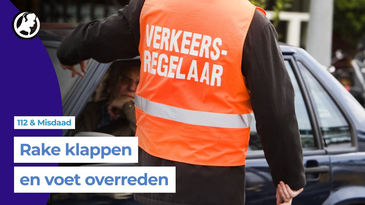 Verkeersregelaar bewusteloos geslagen