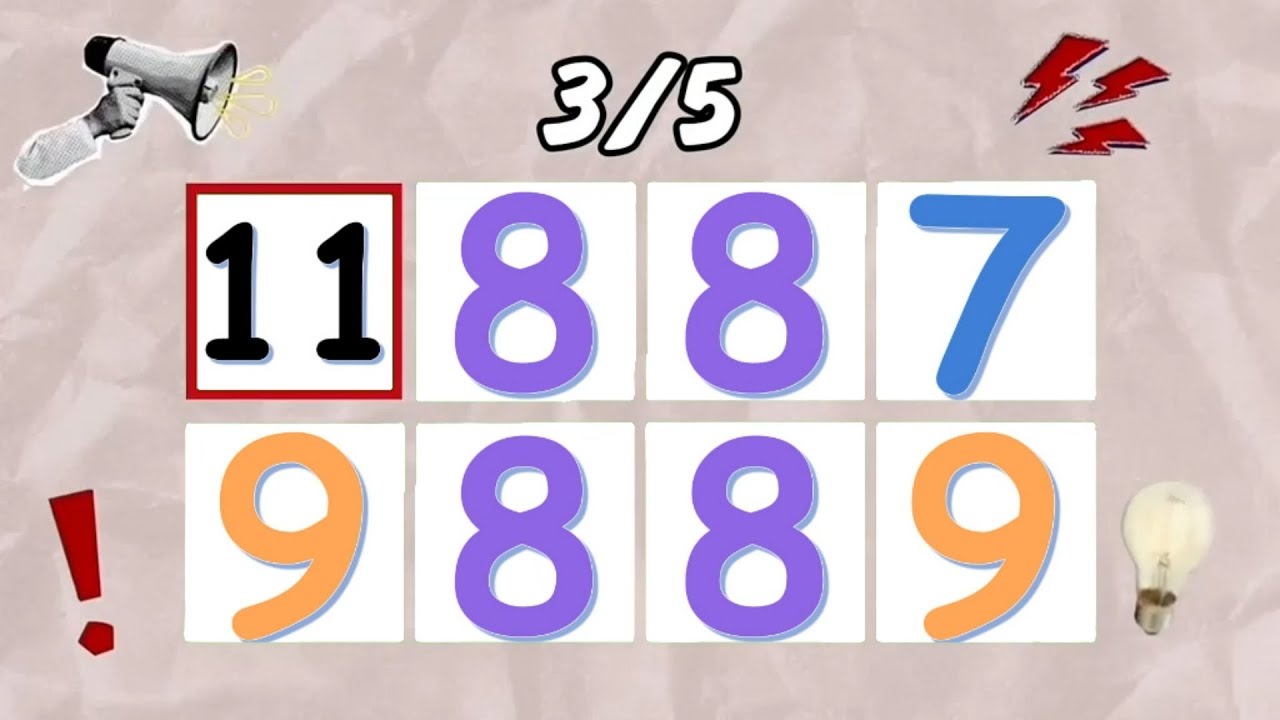 Say the Word on Beat 🧠 COLOR vs NUMBER CHALLENGE | Part 2