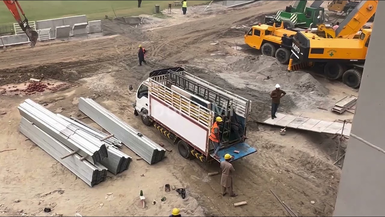 Gaddafi Stadium Renovation | New Building detailed visit | Dressing Rooms and Hospitality Boxes