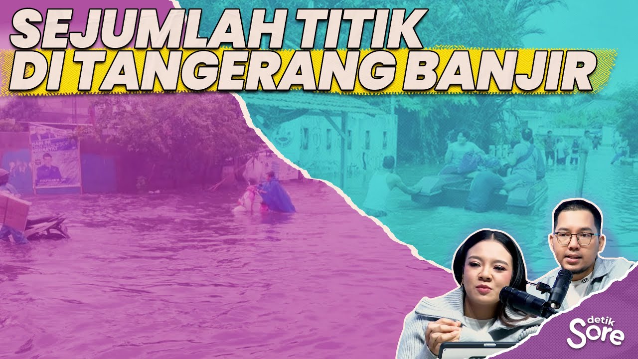 Banjir Genang Cipondoh, Warga Cari Akses Jalan ke Jakarta