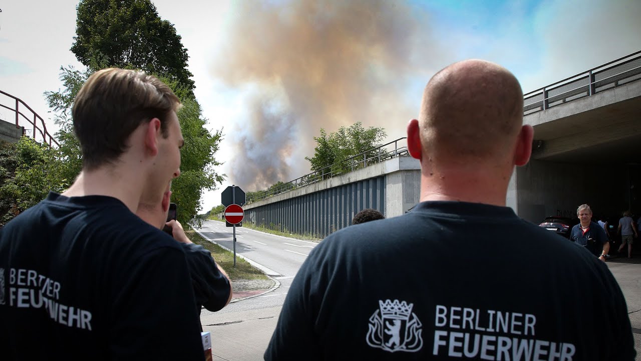 Überwachungskamera filmt Explosion in Grunewald