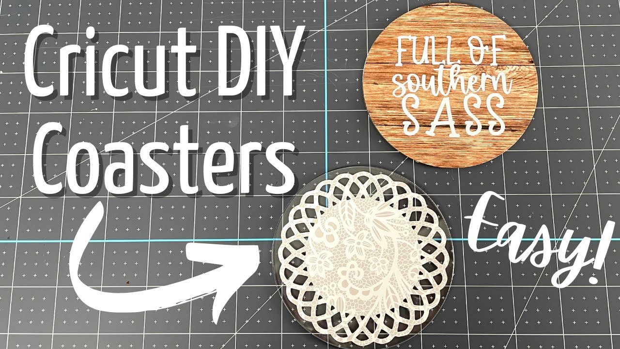 Making DIY Coasters EASY Using Cricut | Making Coasters with Cricut Maker