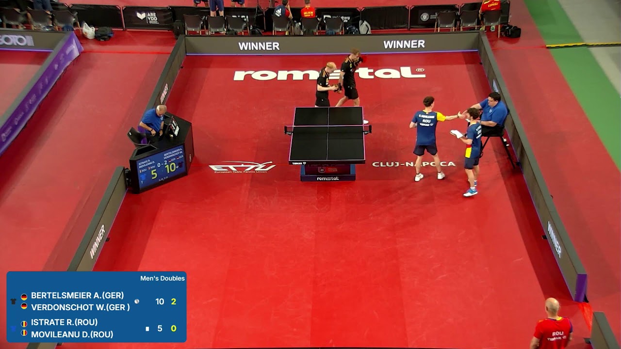 Campionatul European U21, Cluj-Napoca | Ziua 3, simplu și dublu