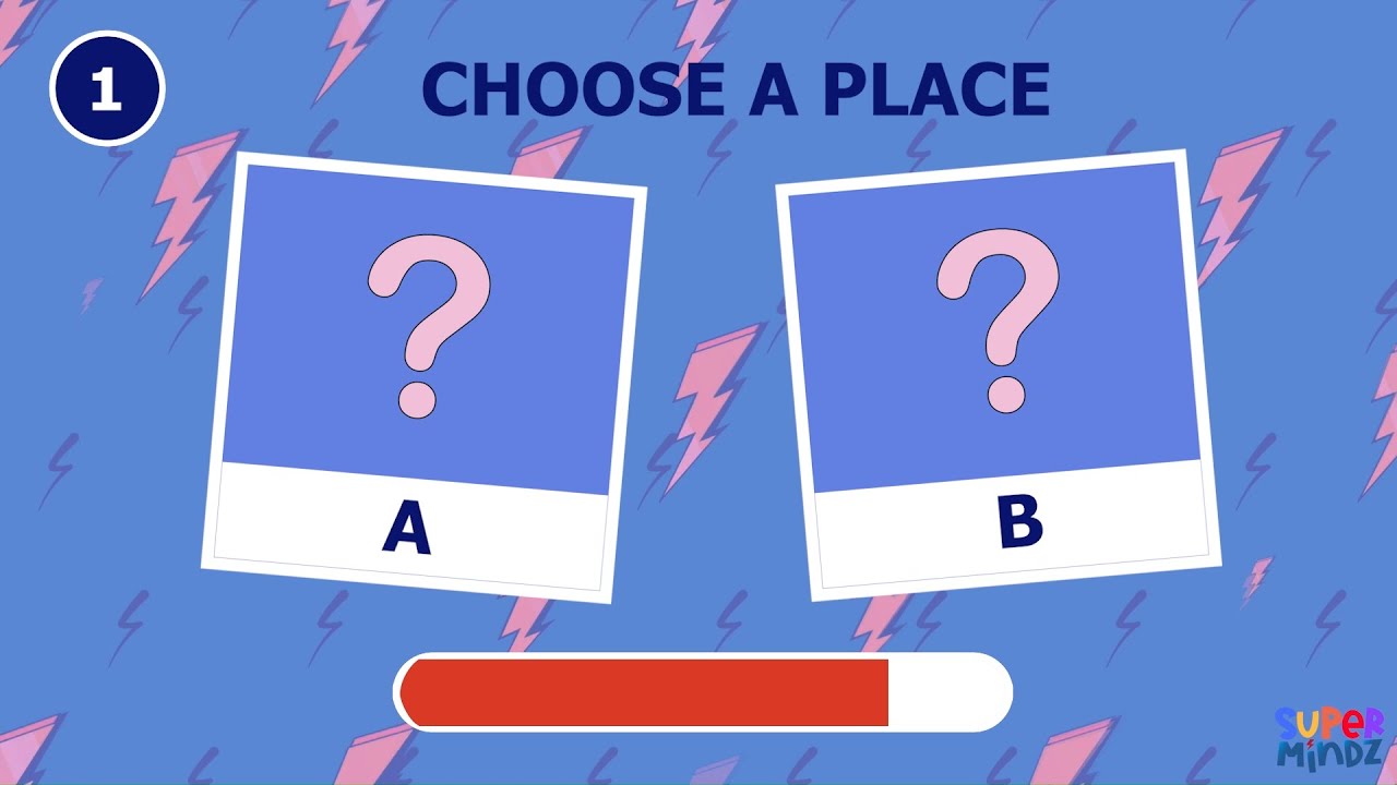 CHOOSE A PLACE !! 🤨| A OR B | SuperMindz