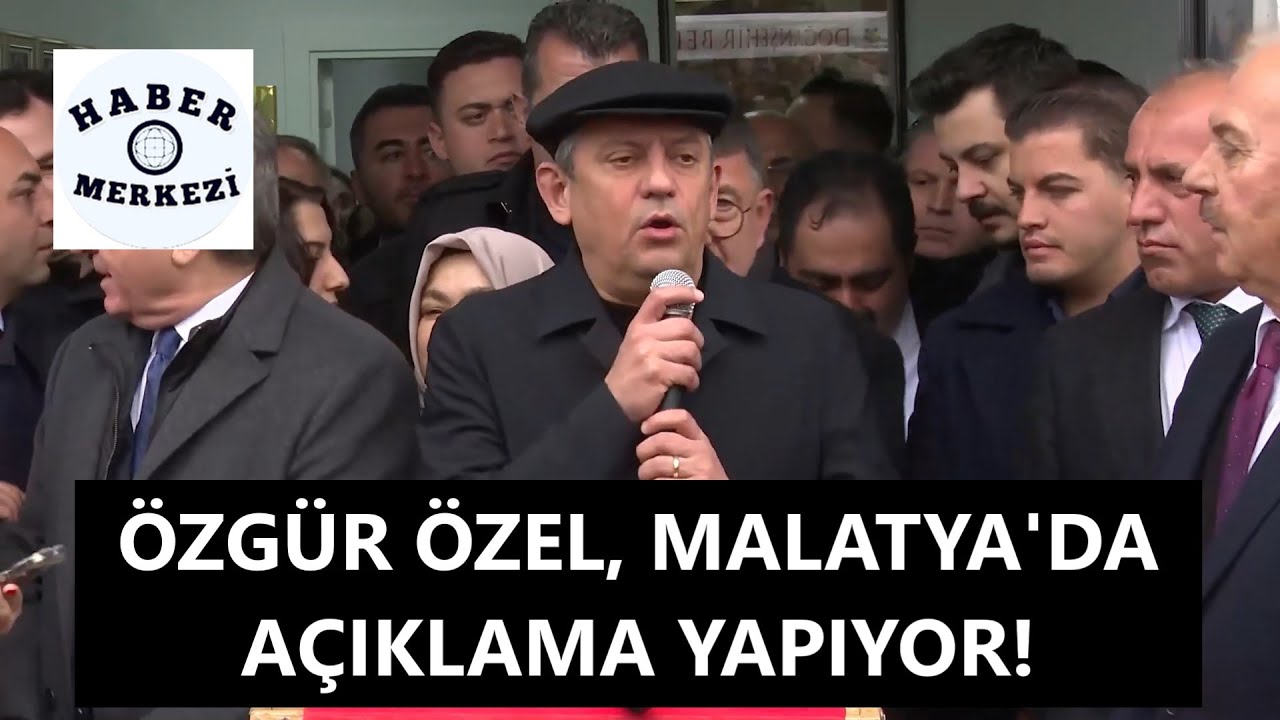 CHP Genel Başkanı Özgür Özel, Malatya'da Doğanşehir Belediyesi'nde konuşuyor!
