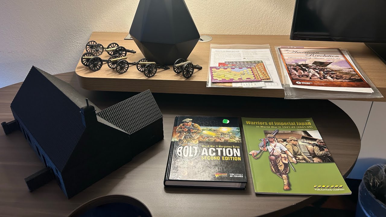 War game items I bought and were gift to me from Cold Wars HMGS convention 3-D prints too!