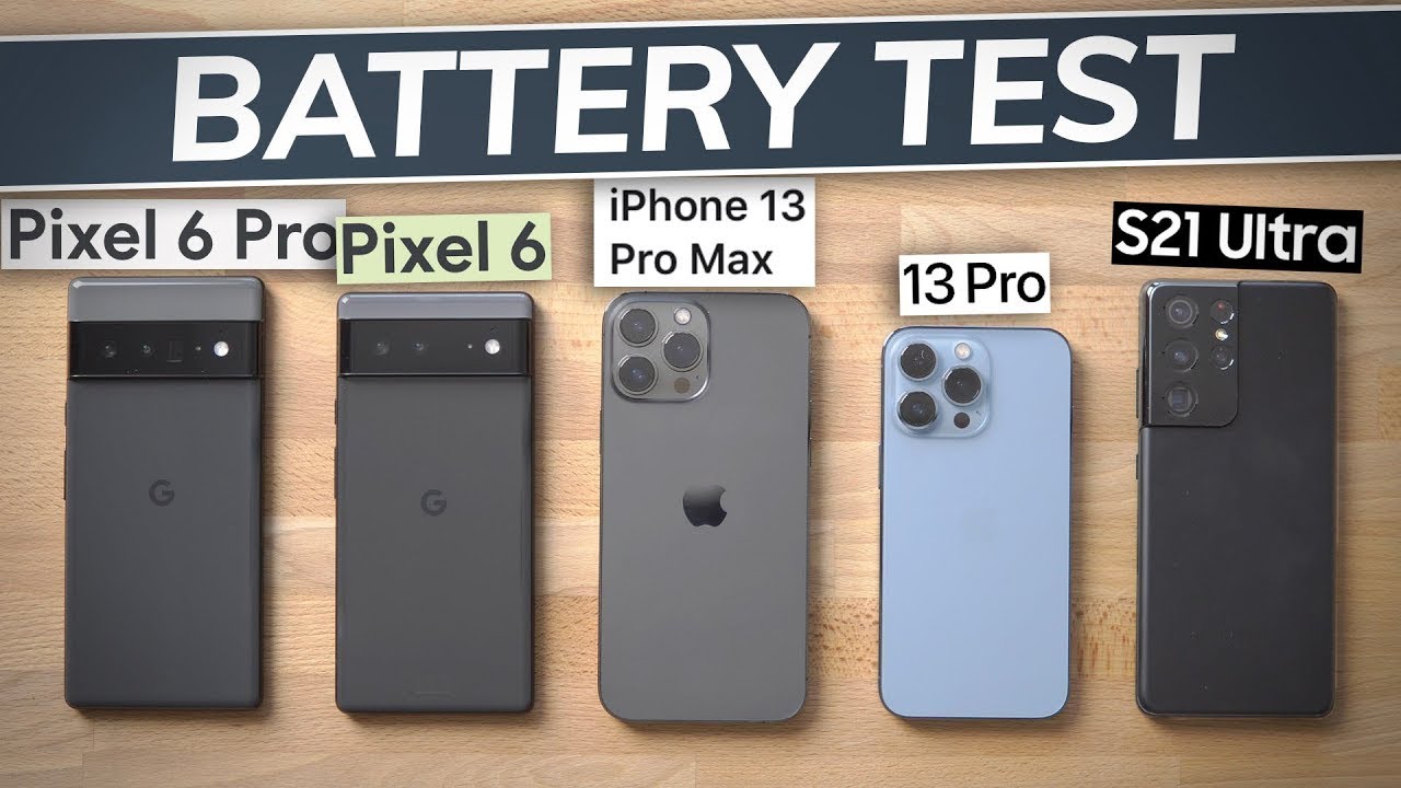 Google Pixel 6 / 6 Pro BATTERY Test: Better Than iPhones and Galaxy?