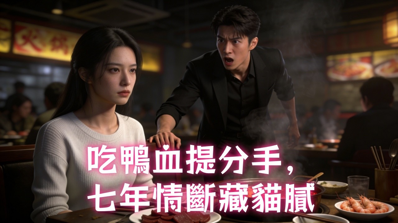 【完結爽文】吃火鍋時，顧聽白主動夾了一塊鴨血。我看著他從容的神情，放下筷子：“分手吧。”他先是一愣，怒極反笑：“就因爲我夾了一塊鴨血？”“就因爲這個。”我平靜道。我跟顧聽白戀愛七年，他對我不近乎...