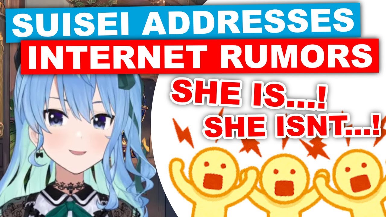 Suisei Addresses Controversial Rumors Levied At Her (Suisei /Hololive) [Eng Subs]