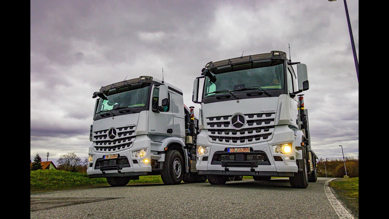 Ladekran am Limit: HIAB X-HiPro 558 EP-5 auf Mercedes Benz Arocs 2851 6x2
