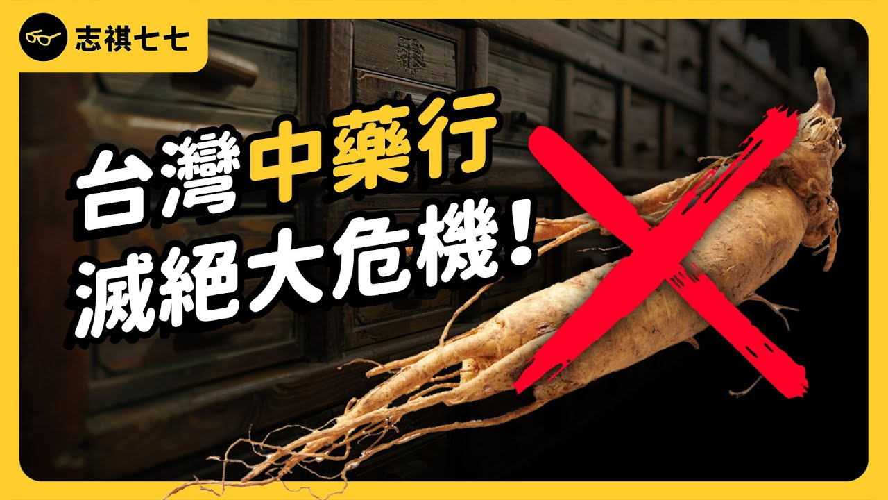 每年倒閉700家！傳統中藥行倒閉潮，到底是誰的錯？｜志祺七七