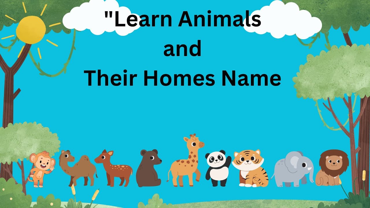 🌟 🏡 Where Do Animals Live? | Animal Homes for Kids | Zona De Ni&ntilde;os | Educational Video for Kids! 🌟