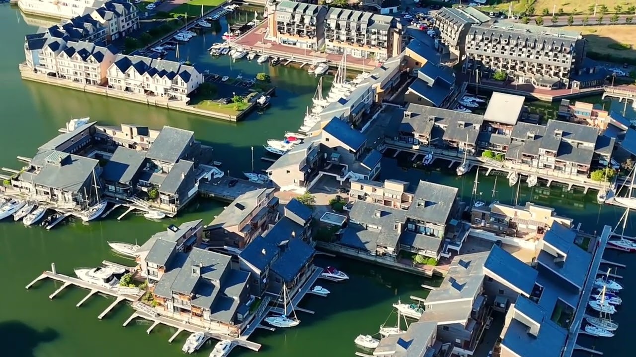 🇨🇵 France, Deauville 🇨🇵🌞🌅⛱️ 4k drone
