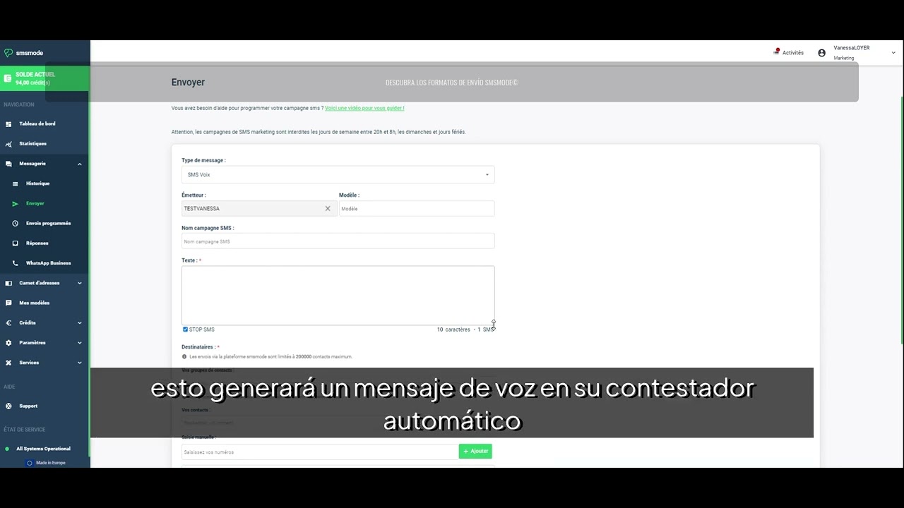 Qu&eacute; formatos de env&iacute;o soporta la plataforma smsmode&copy; | smsmode&copy;, CPaaS platform