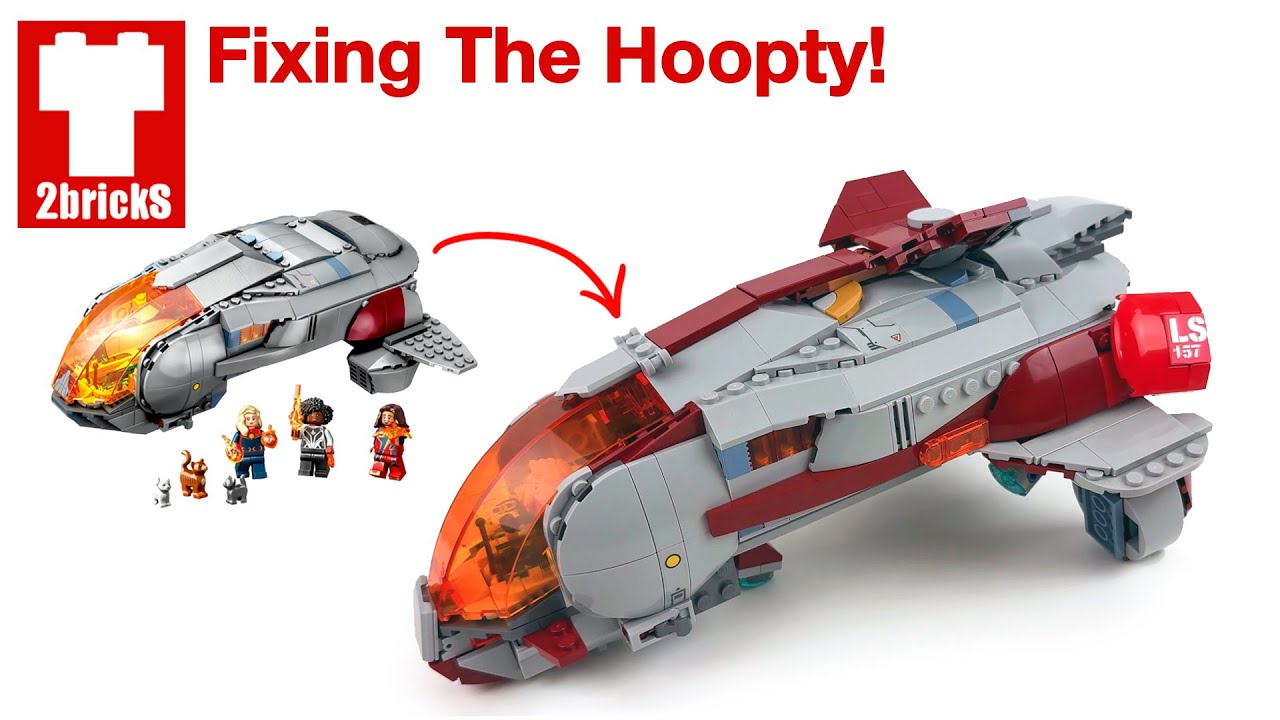 2bricks LEGO Set Mods - Fixing The Hoopty (76232)!