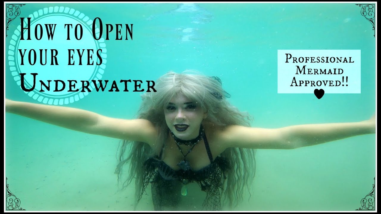 How to Open your eyes underwater like a Mermaid ♥ How to Fix & Prevent Burning Eyes from Chlorine ♥