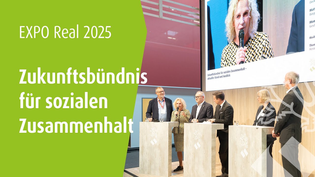 EXPO Real 2025 | PS Fachgespräch Zukunftsbündnis für sozialen Zusammenhalt