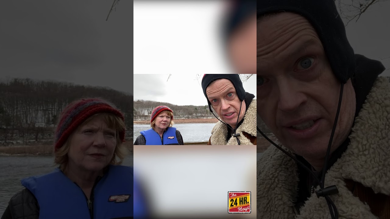 DYLAN & BECKY ANN BAKER in “TOILET PAPER KAYAK” by SARAH GANCHER