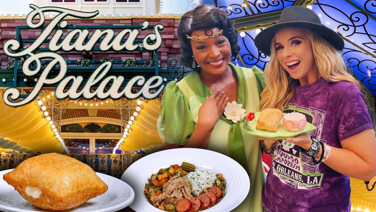 Tiana's Palace Opens | New Disneyland Restaurant | Full Disney Food Review | Trying Everything| 2023