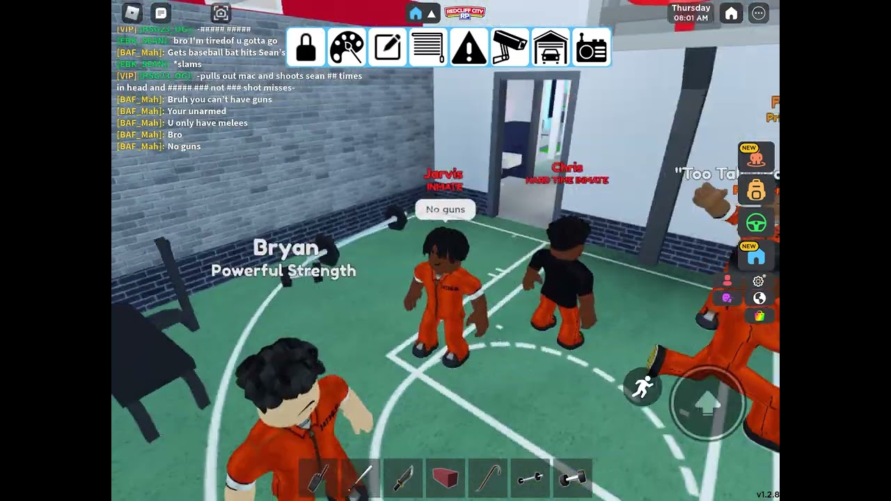 HARD TIME PRISON RP (ROBLOX REDCLIFF CITY RP) PART 1 MOST DANGEROUS CRIMINALS