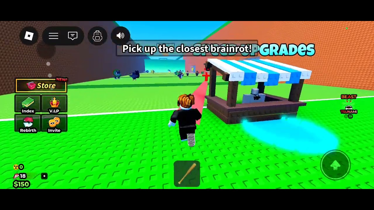 I played  Escape tsunami for brainrot#plzz support me guyzz #first video