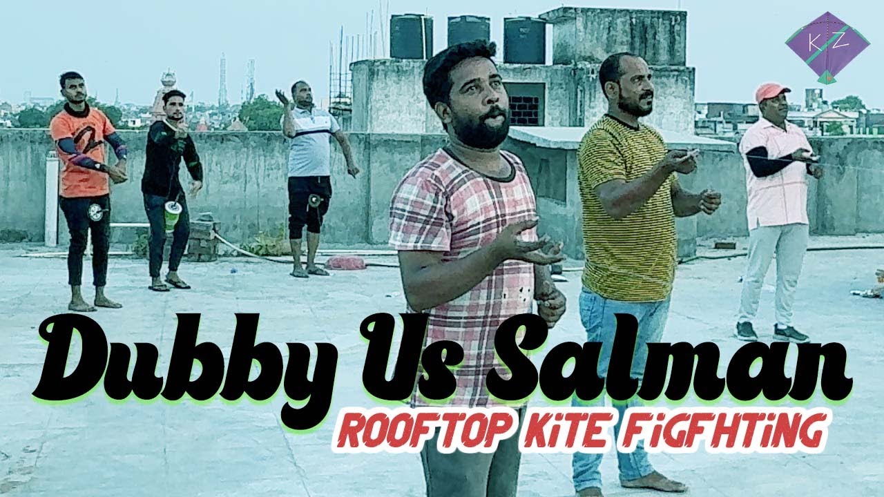 Rooftop Kite Flying | Dubby Team Vs Salman Team | Kite Fighting 🔥🔥🔥