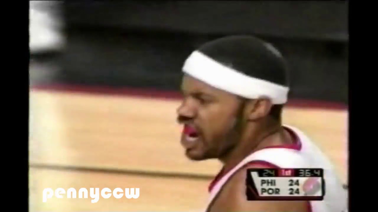 Allen Iverson vs. Rasheed Wallace Duel Highlights (2002) *76ers vs Blazers