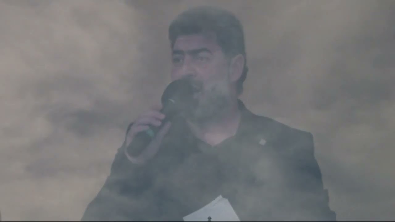 Türkan qəsəbəsi İmam Hüseyn məscidi.Hacı Şahinə həsr olunmuş məclisdən Seyid Rövşən