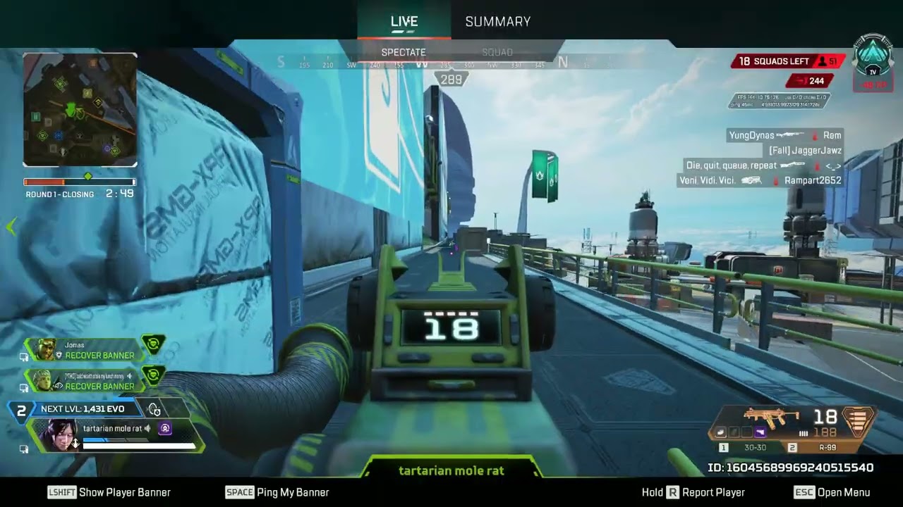 perfectly timed scream