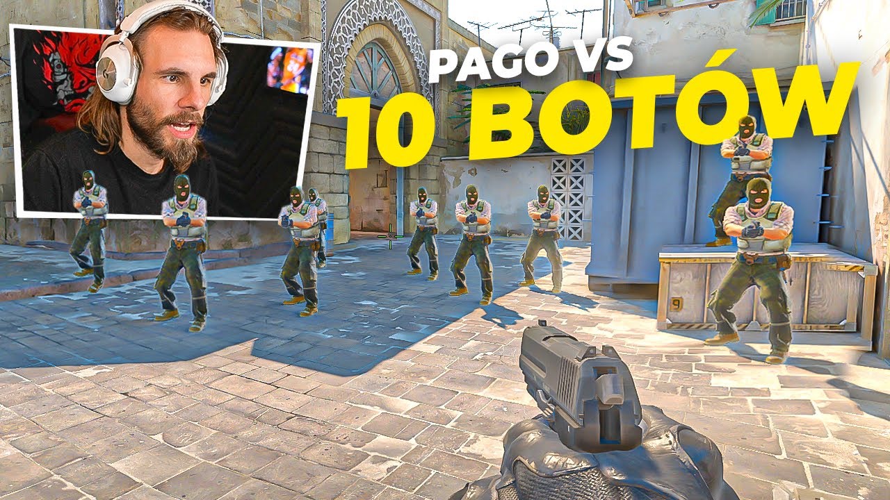 PAGO vs 10 BOT&Oacute;W NA NAJWYŻSZYM POZIOMIE TRUDNOŚCI