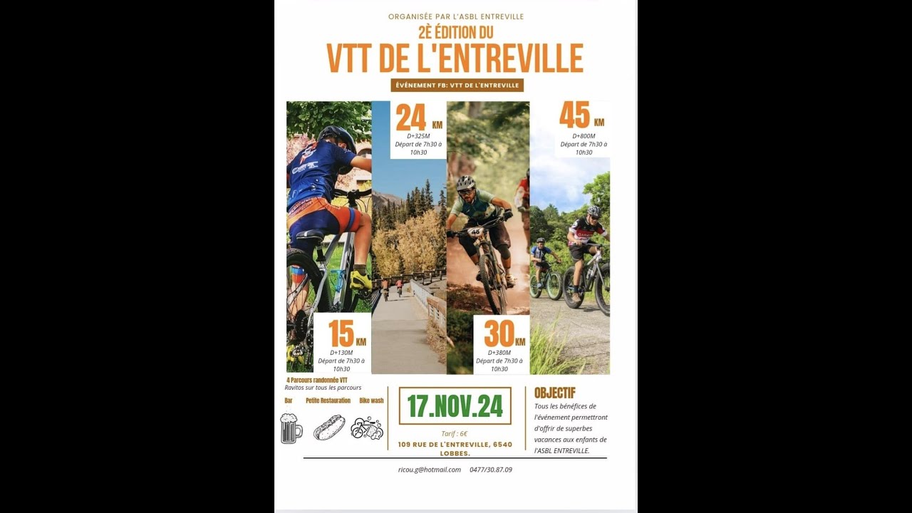 Vtt de l'Entreville de LOBBES
