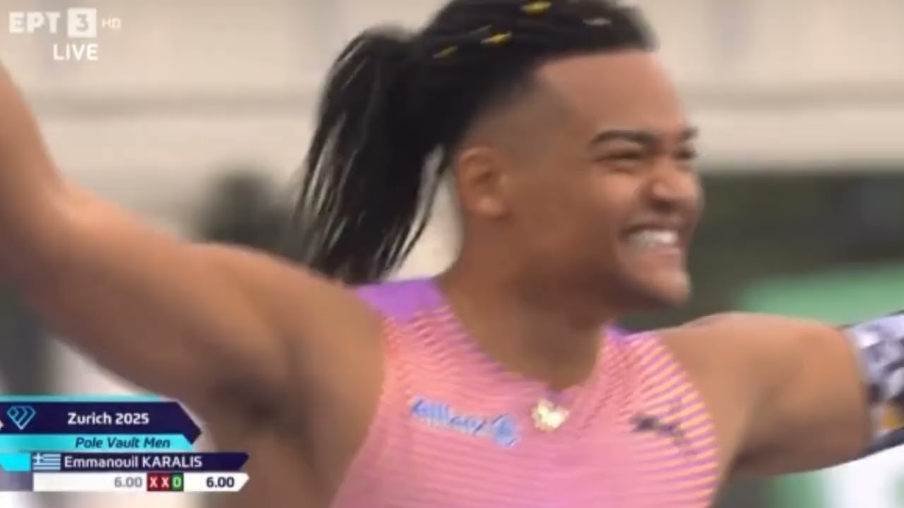 O Eμμανουήλ Καραλής 2ος στον τελικό του Diamond League της Ζυρίχης.