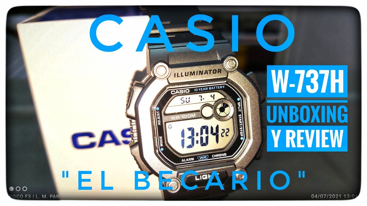 CASIO W-737H 