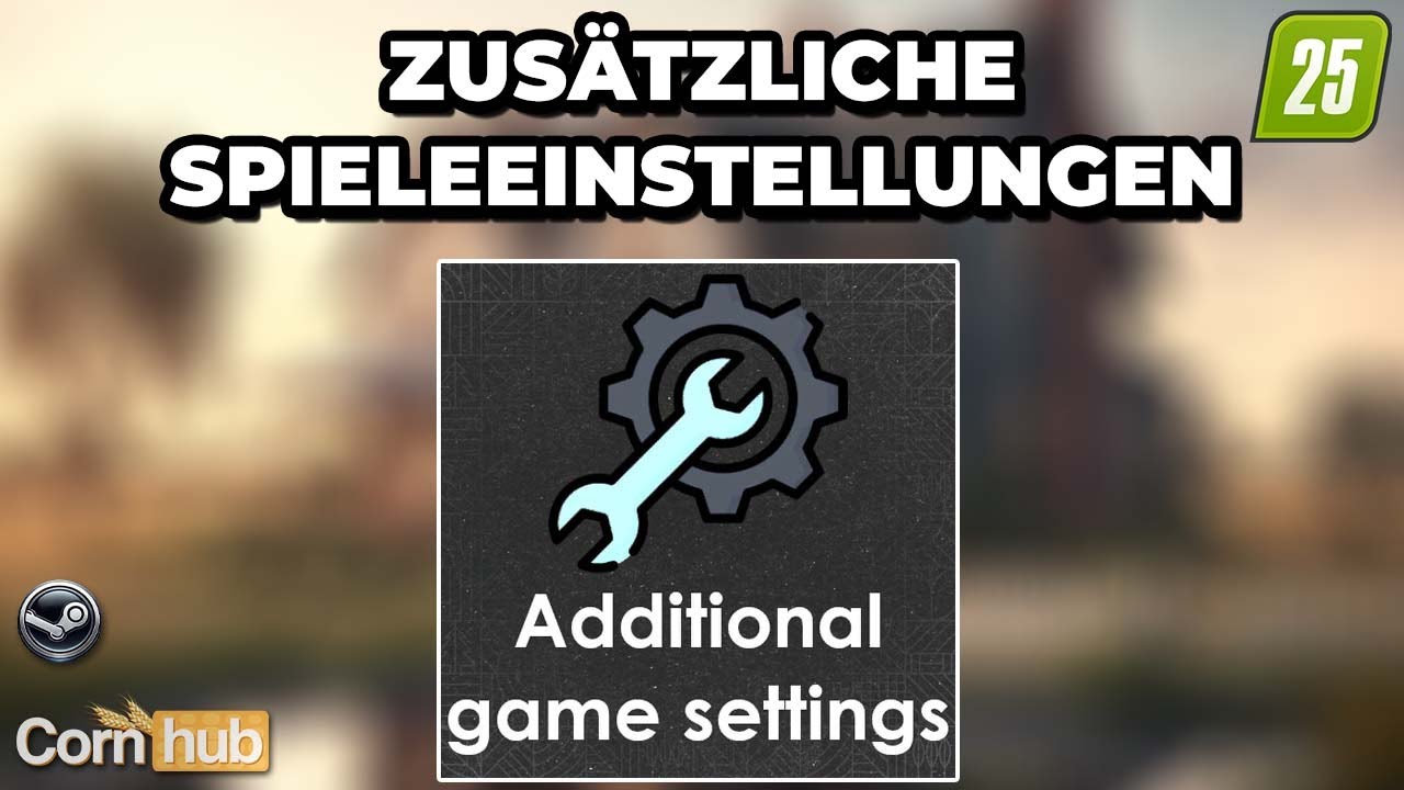 LS25 Mods - Zus&auml;tzliche Spieleinstellungen - LS25 Modvorstellung